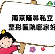 南京隆鼻私立整形醫(yī)院哪家好