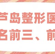 葫蘆島整形醫(yī)院排名前三、前十公布